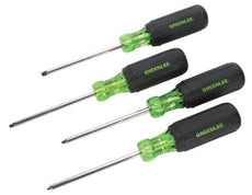 Greenlee DRIVER SET,SQUARE TIP 4PC ~ Cat #: 0353-01C
