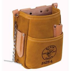 5 Pocket Tool Pouch Leather, Stock# 5125L