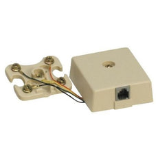 Suttle 625A4-52RC Electrical Ivory Simplex CorroShield 4-conductor Jack Assembly, Stock# 625A4-52RC
