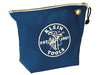 Klein Tools Consumable Zipper Bag, Blue Canvas, 10" x 8" ~ Stock# 5539BLU ~ NEW