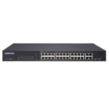 Samsung L2 Switch PoE 24 x 10/100/10001G/10G, PoE+ (370W), Stock# iES-4028GP/XAR