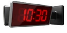 Valcom 4.0" Wireless Clock, Digital 24V, Part# V-DW2440B
