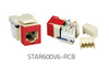 Surface Mount Connector Kit, Housing with two gel filled STAR600V6-RCB, (-52) Electrical Ivory Part# 135-0030